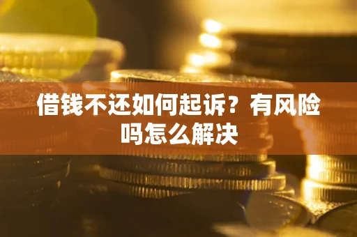 济南借钱不还如何起诉？有风险吗怎么解决