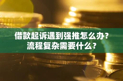 济南借款起诉遇到强推怎么办？流程复杂需要什么？