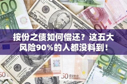 济南按份之债如何偿还？这五大风险90%的人都没料到！