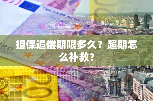 济南担保追偿期限多久？超期怎么补救？