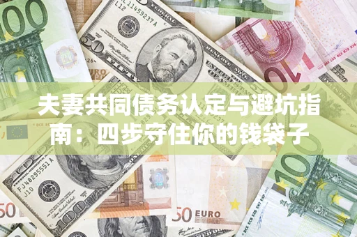 济南夫妻共同债务认定与避坑指南：四步守住你的钱袋子