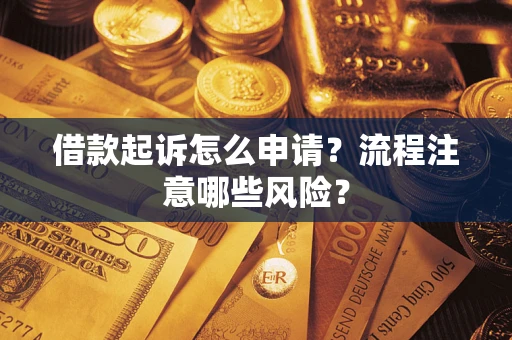 济南借款起诉怎么申请？流程注意哪些风险？